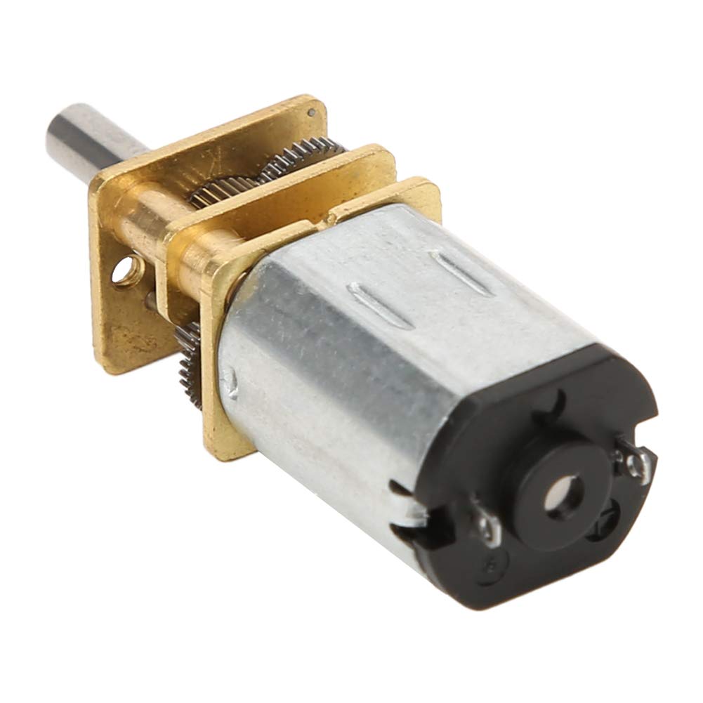 Motorreductor DC 12V 60RPM GA12-N20, Caja de Engranajes de Metal, Control Positivo e Inverso