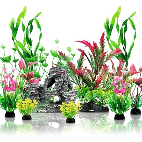 Décoration Aquarium QUOZUO 12 Pièces Cover