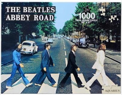 Amazon アビーロード Abbey Road The Beatles ビートルズ ジグゾーパズル 1000ピース Aquarius社製 人気 John Paul George Ringo ジョン ポール ジョージ リンゴ Abbey ジグソーパズル おもちゃ