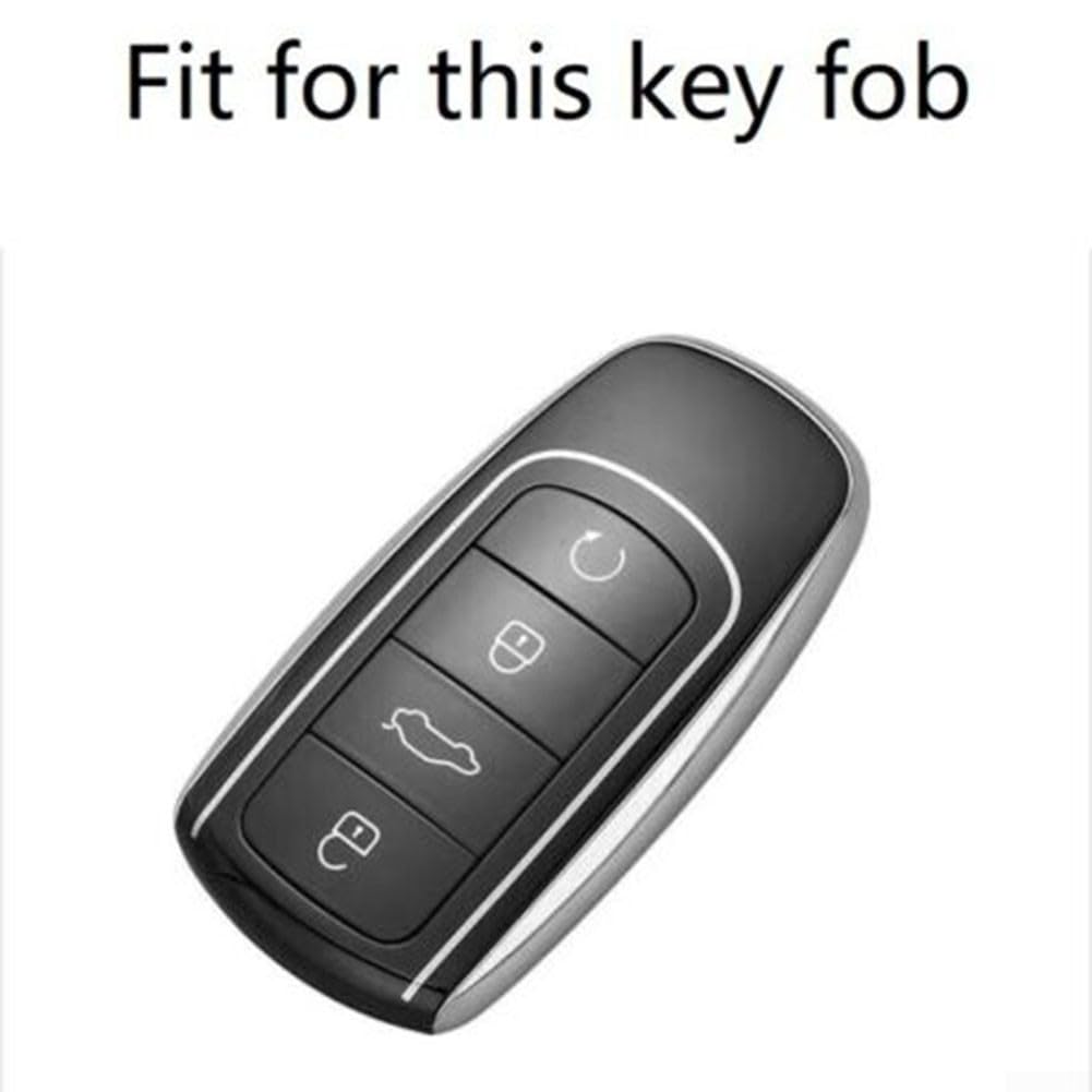 Portachiavi per auto, portachiavi con telecomando pieghevole senza chiave Fob 2 pulsanti adatti per Accord Civic CR-V CR-Z Insight Jazz Odyssey nero