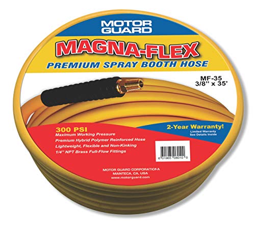 Motor Guard MF-35 Magna-Flex Premium Spray Booth Hose 3/8-Inch x 35-Feet