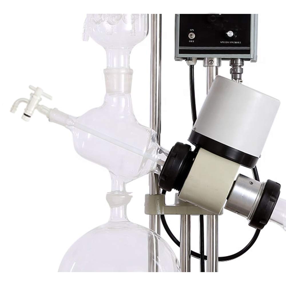 haocheng 5L Rotavap,CBD 110V Lab Rotary Evaporator with Hand Lift 0-120rpm,0-150? 1500W