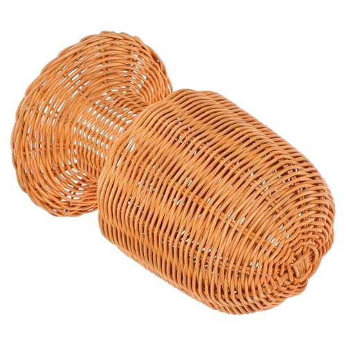 DECHOUS Expositor de Sombreros de Ratán Tejido Perchero para Sombreros Alto Soporte para Gorras Resistente y Decorativo para Hogar Tiendas y Organización de Armarios