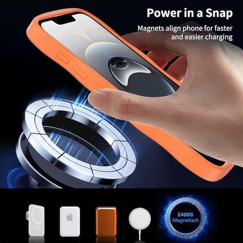 Coque magnétique iPhone 16E antidérapante toucher doux mat - 3