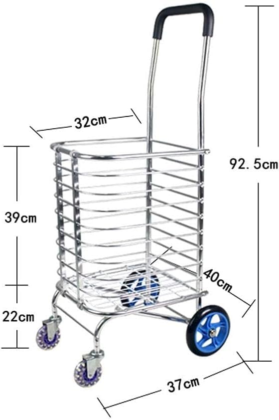 Shopping Trolleys Can Climb The Stairs Shopping Cart Folding Hand Cart Shopping Cart Home Pull Trailer Portable Carts miniatura 6