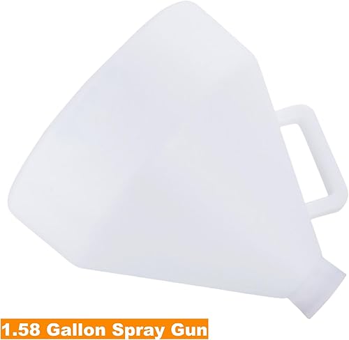 Miniatura 9 de Pistola pulverizadora de textura de aire, pulverizador de textura de paneles de yeso, 1.58 galones con boquilla de 0.157 in/0.236 in/0.315 in, Rojo