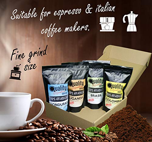 Café moulu artisanal : coffret dégustation d'exception 100% Arabica