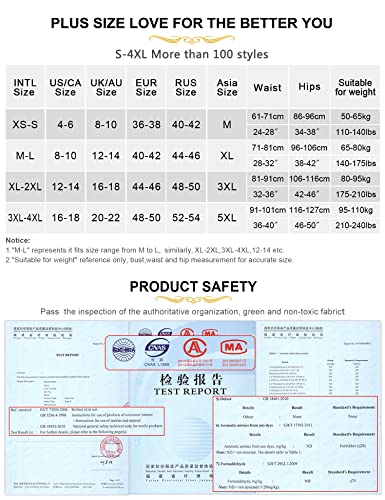 Plus Size Garter Belt High Waisted Sexy Lace Suspender Belt With 4 Clips For Women's Stockings Lingerie M-5Xl Medium #TOP4