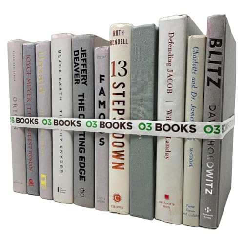OCTORM Curated Decorative Books Hardcover Décor Books for Home Décor,