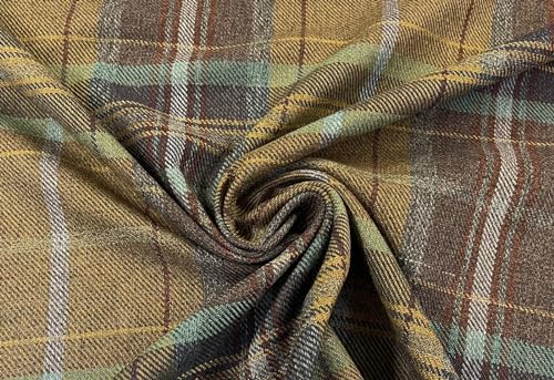 Tissu imitation laine à carreaux Grampian coupon 5m couture ameublement