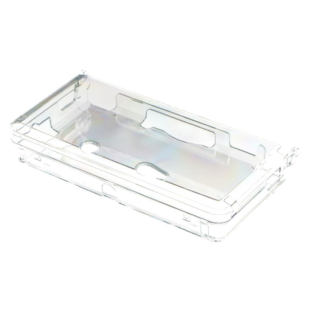 MYADDICTION Top Bottom Crystal Case Cover Holder Protector Set Shell for Nintendo 3DS Video Game Console Accessory Kit