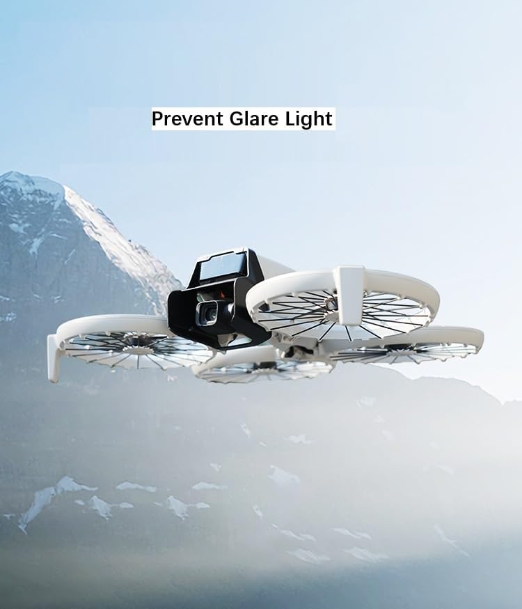 BTG Gimbal Camera Lens Hood for DJI Flip Drone Accessories Parts Prevent Glare Light Lens Protector