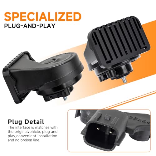 Image of Car Horn for Hyundai /Kia 12V 130dB Auto Horns Tucson Elantra Santa Fe Kona K4 /Forte Sportage Telluride K5 Dual-Tone Electric Snail Horn Waterproof with Cover