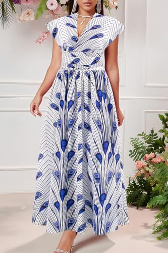 white christmas dresses African Print 2-Piece Dress Set Dela main image 0
