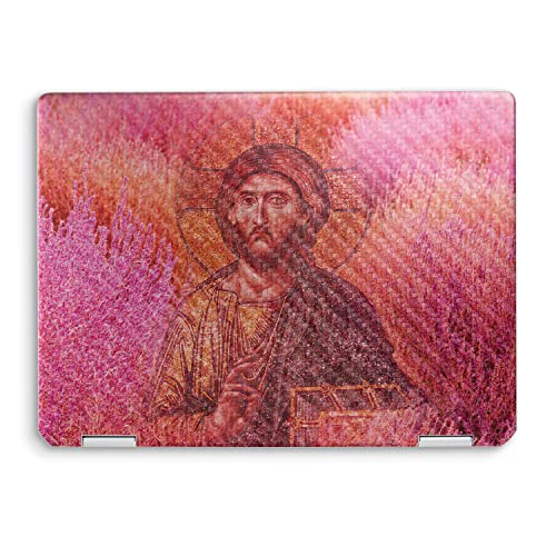 Image of MightySkins Carbon Fiber Skin Compatible with HP Spectre x360 14 inch (2022) Full Wrap Kit - Holy Lavendar | Protective, Durable Textured Carbon Fiber Finish | Easy to Apply | Made in The USA