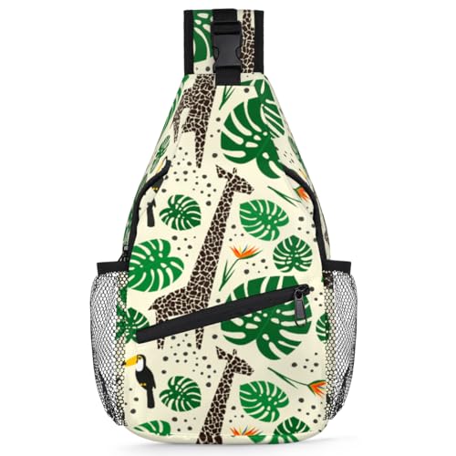 Sling sac à dos polyester robuste et réglable pour le cyclisme urbain
