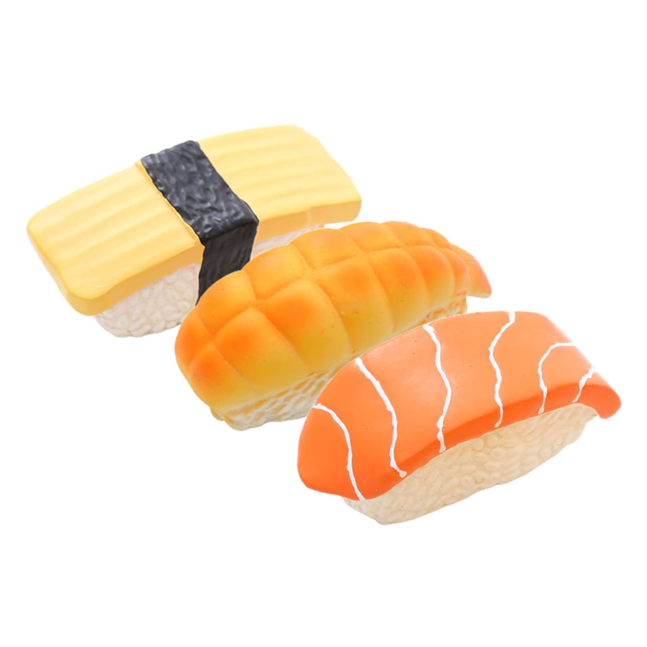 SUPVOX 9piezas Juguetes Interactivos para Perros Forma De Sushi Masticables De Natural para Cachorros Juguetes para Limpieza y Entretenimiento Canino