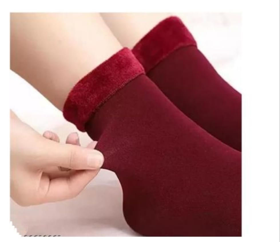 VNHSIN Multicolour winter snow socks pack of 5 pairs, Assorted Colour 1