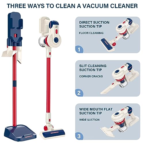 Kids Cleaning Set 12 Piece, Toy Vacuum Cleaner Set for Toddlers Kids Broom and Mop Set Pretend Play Home Cleaning Toys, Toy Kitchen Toddler Cleaning Set is A Great Toy Gifts for Boys & Girls Ages 3+ - Thumbnail 4