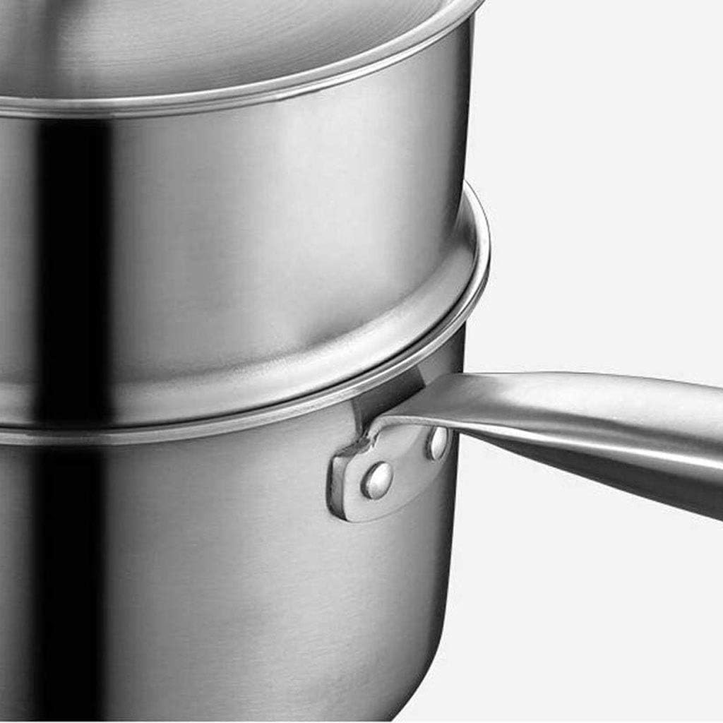 定価の ｏｆｆ Sbwfh シルバーミルクパン ステンレススチールベビーフードサプリメント多機能ノンスティックパンふたメタルパンフライパンで Therapeuticapillows Ca