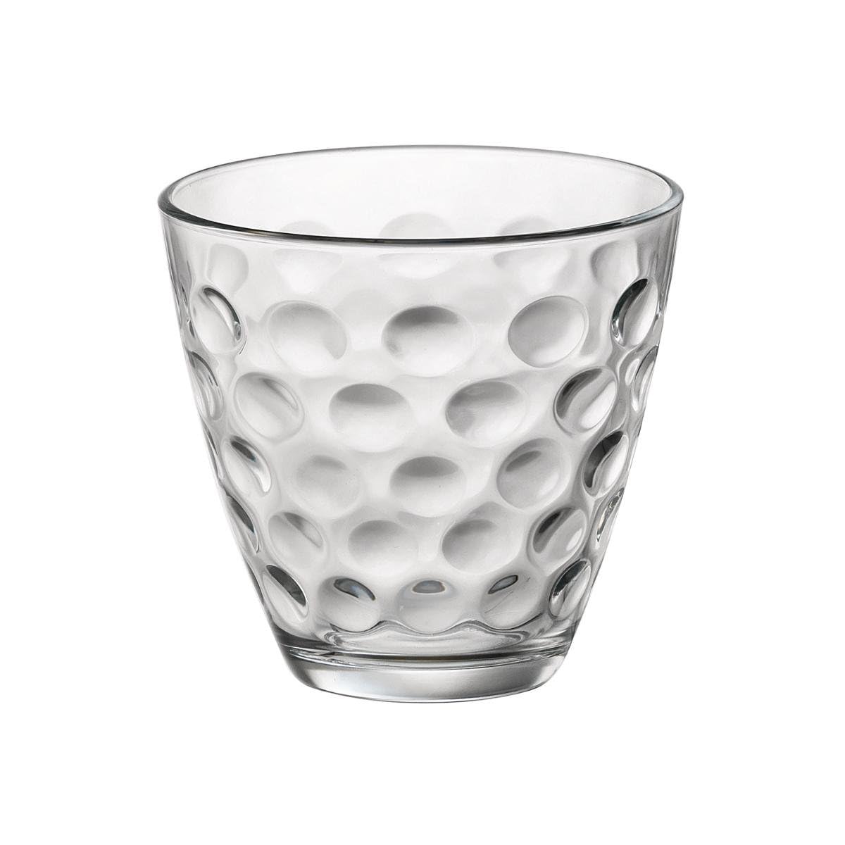 Bormioli Rocco 074208 Set of 6 Water Cups, 26 cl, Dots