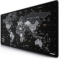 Titanwolf XXL Speed Tapis De Souris De Jeu 900 X 400 Mm, XXL, Sous-main Grande Taille, Avec Motif Titanwolf, Améliore La Précision Et La Vitesse, Antidérapant, Durable