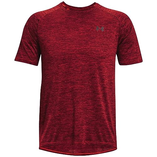Under Armour Men's Tech 2.0 Short-Sleeve T-Shirt, (810) Bolt Red/Chestnut Red/Black, X-Small