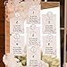 UNIQOOO Wax Seal Stickers - (3 Designs in 1 Pack) Wedding Invitation Envelope Seal Stickers, 60 Pcs Self-Adhesive Stickers, Perfect for Invitation, Christmas, Gift Wrapping (Champagne)
