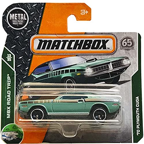 Matchbox '70 Plymouth Cuda MBX Road Trip 13/35 (19/125) 2018 Short Card