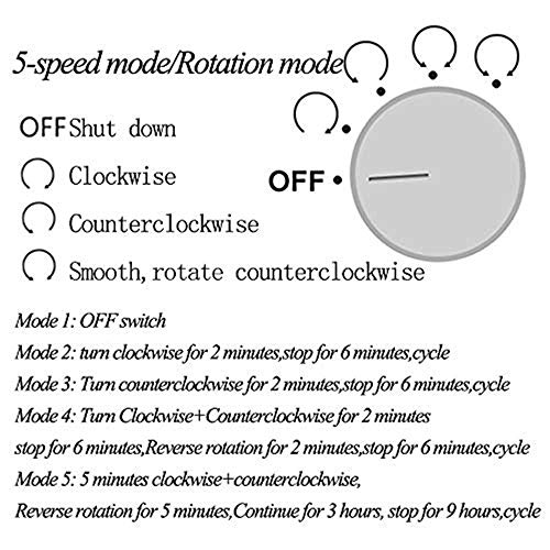 Watch winder pour montres automatiques boîte de rangement rotative - 7