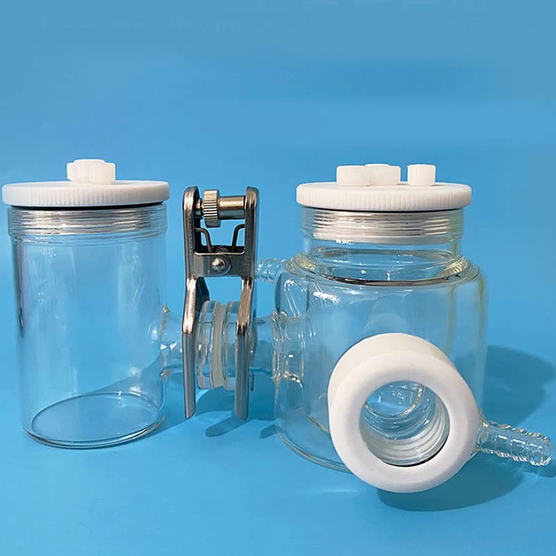Ion Exchange Membrane Double-Layer Water Bath Temperature Controlled Quartz Window electrolytic Cell + Single-Layer Sealed electrolytic Cell (50ml-50ml)