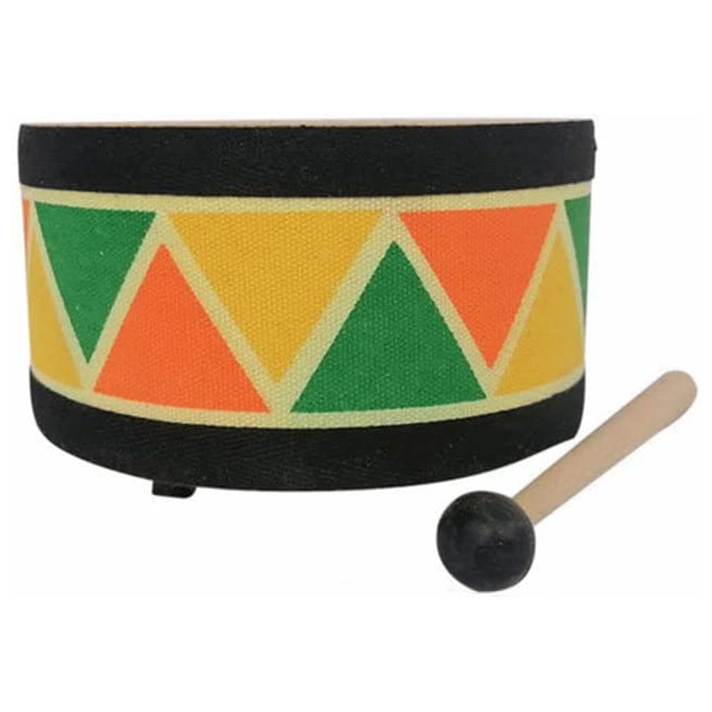 LIOONS Unique Tambour chaman Tambour à la Mode Tambour à Trois Tons Tambour éthéré coloré créatif Tambour à Langue en Bois Fait à la Main Tambour à Main Portable Belle Voix