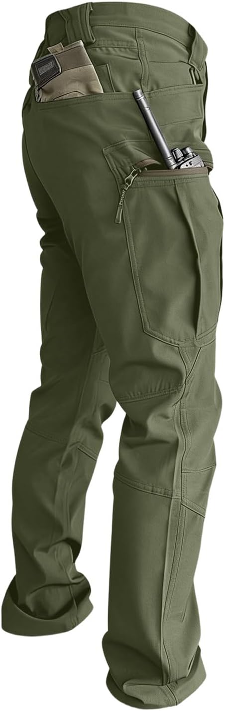 Cargo Work Pants for Men Relaxed Fit Ripstop Waterproof Pants Hiking Tactical Pant Multi Pockets Hunting Trousers - Image 6