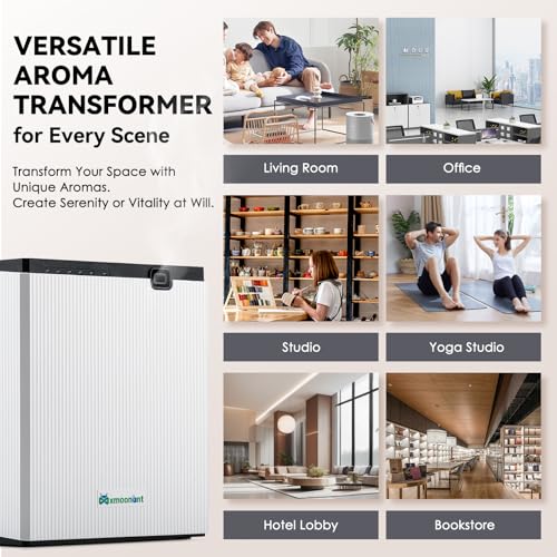 Difusor aromático eléctrico Mxmoonant 800ml con app miniatura 6