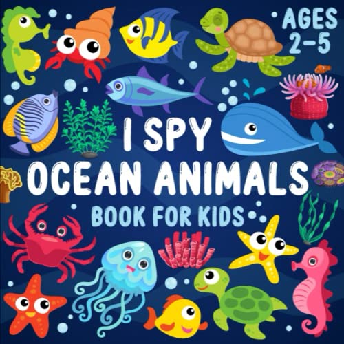 I Spy Ocean Animals Book For