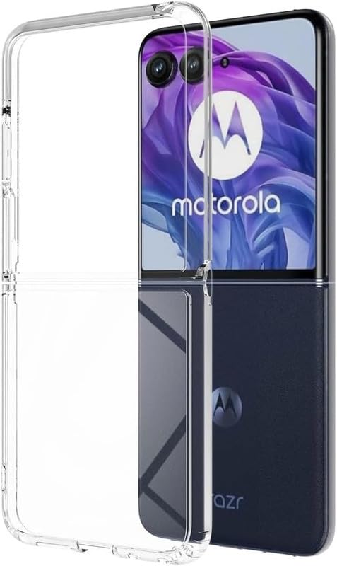 FirstChoice Shockproof Hard PC for Motorola Razr 50 Ultra, Shockproof Hard Unbreakable Glass TPU Crystal Clear Back Cover Case for Motorola Razr 50 Ultra 6.9" - Hard Transparent (B0D9M98KQV) Amazon Price History, Amazon Price Tracker