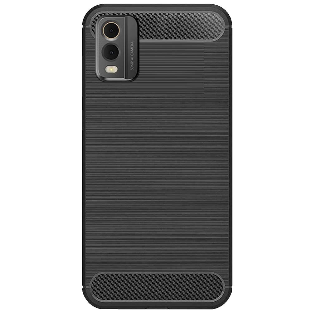 Chaapio Back Cover Case for Nokia C32 / Nokia C32 Cases & Covers (Carbon Fibre Rugged Armour Black Colour) (B0CBZ1CTFF) Amazon Price History, Amazon Price Tracker