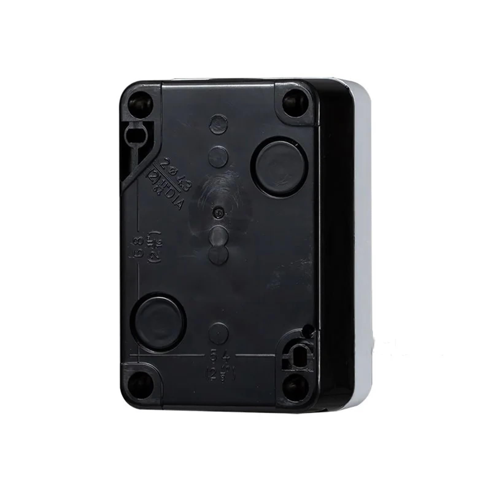 3pcs symbole de flèche indiquant le démarrage et l'arrêt interrupteur à bouton étanche à récupération automatique arrêt d'urgence boîtier de commande portable industriel(Silver)