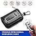 MUQIDA Faraday Bag for Car Keys, Carbon Fiber Car Rfid Signal Blocking Bags Key Protector Tool Anti-theft Fob Case for Storage, Faraday Key Fob Holder Protector Portable Signal Blocker with Zipper