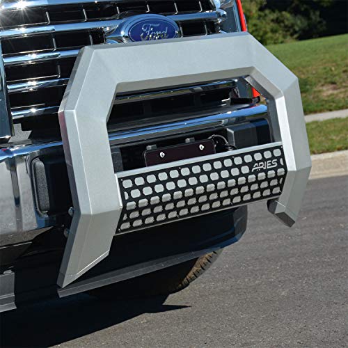 Image of ARIES 2153003 AdvantEDGE Chrome Aluminum Truck Bull Bar, Select Ford F-250, F-350, F-450, F-550 Super Duty