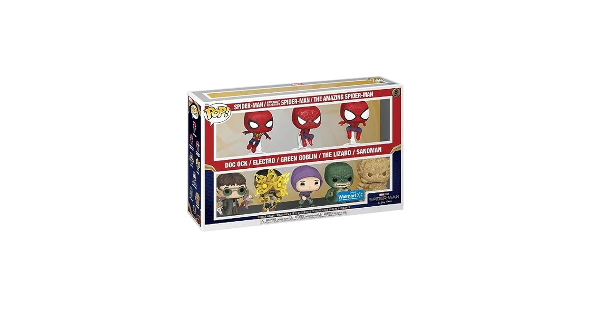 【開封品】　funko POP スパイダーマン 8点セット 開封品】 funko POP スパイダーマン 8点セット