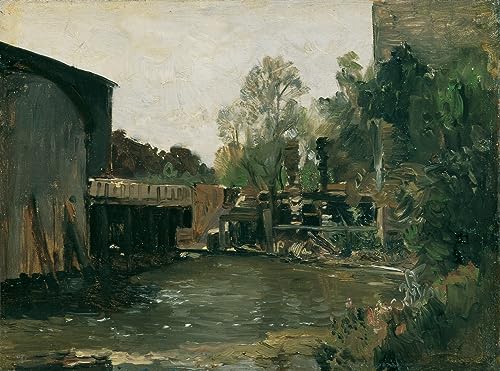 Impression d'art Mill Weir à Plankenberg Schindler toile haute définition