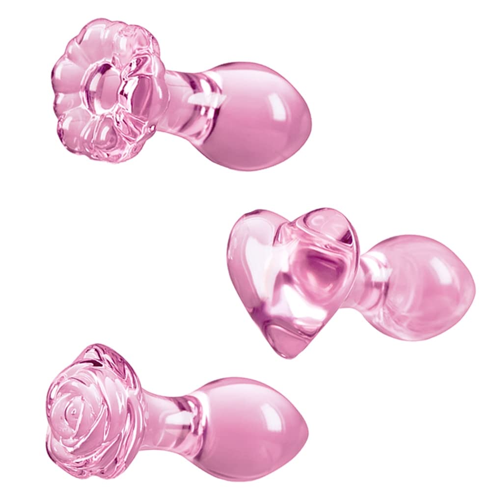 bipolar anal plug Heart-Shaped Multi-frequency vibrating LIGHT UP anal plug – honeysx main image 1