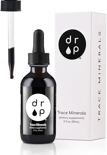 Gotas de electrolitos orgánicos con ácido fúlvico, minerales líquidos alcalinos de 2 onzas para agua, apoya la salud intestinal, energía,