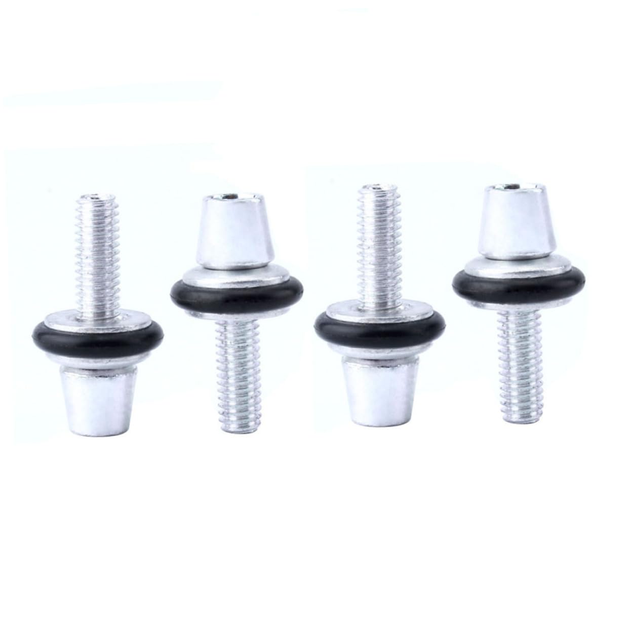 FAVOMOTO Aluminum Alloy Adjustment Screws 4pcs Set Thread Durable for Disc Brake Bicycles