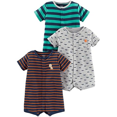 Simple Joys by Carter's Baby Boys' Snap-Up Rompers Cover
