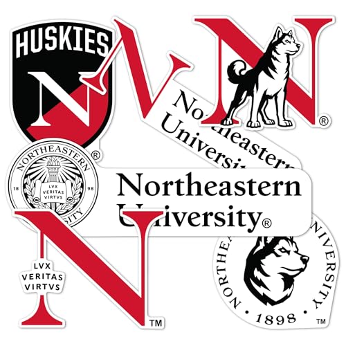 Desert Cactus Northeastern University Sticker Huskiesr Vinyl Decals Laptop Water Bottle Car Scrapbook Sheet T2 (Type 2-4)