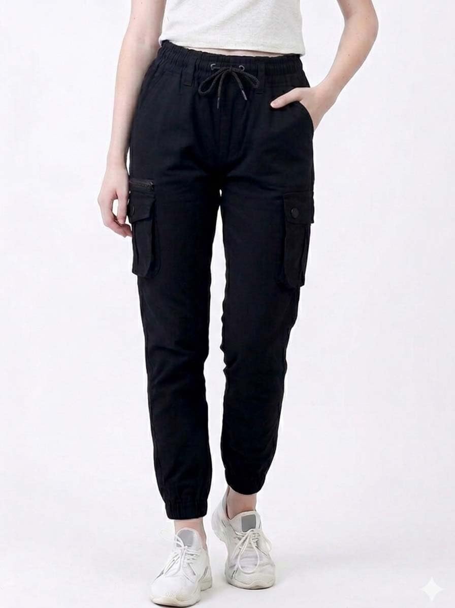 Pepe Jeans Women's/Ladies/Girls Regular Fit Cargos Pants|Boyfriend Jeans. in neutral