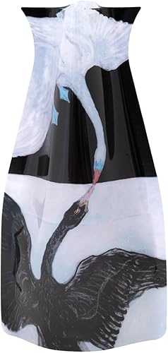 Miniatura 7 de MODGY Florero expandible, plástico decorativo moderno plegable impreso jarrones para centros de mesa para bodas, mesa de comedor, decoración del