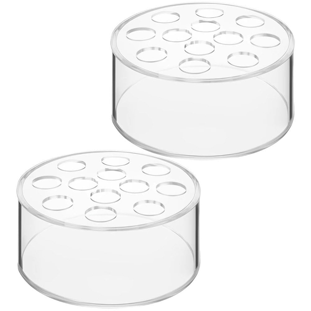 Vases en Acrylique Incassables et Anti-Fuite, Solution Florale Table Basse 12 Trous